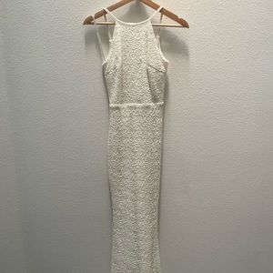 Lulus White Lace Maxi Dress XS